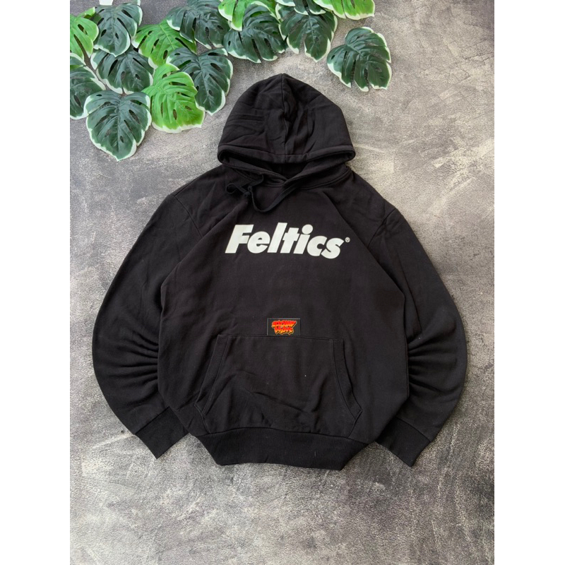 HOODIE FELTICS HITAM ORIGINAL