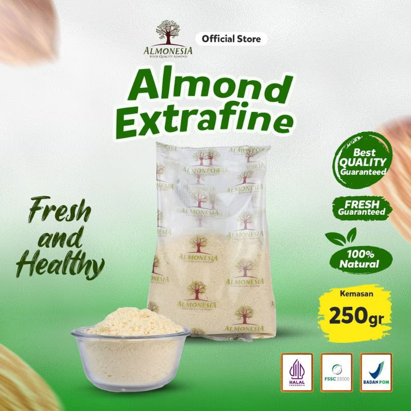 

Almond Extrafine Mentah Bubuk Fresh 250g
