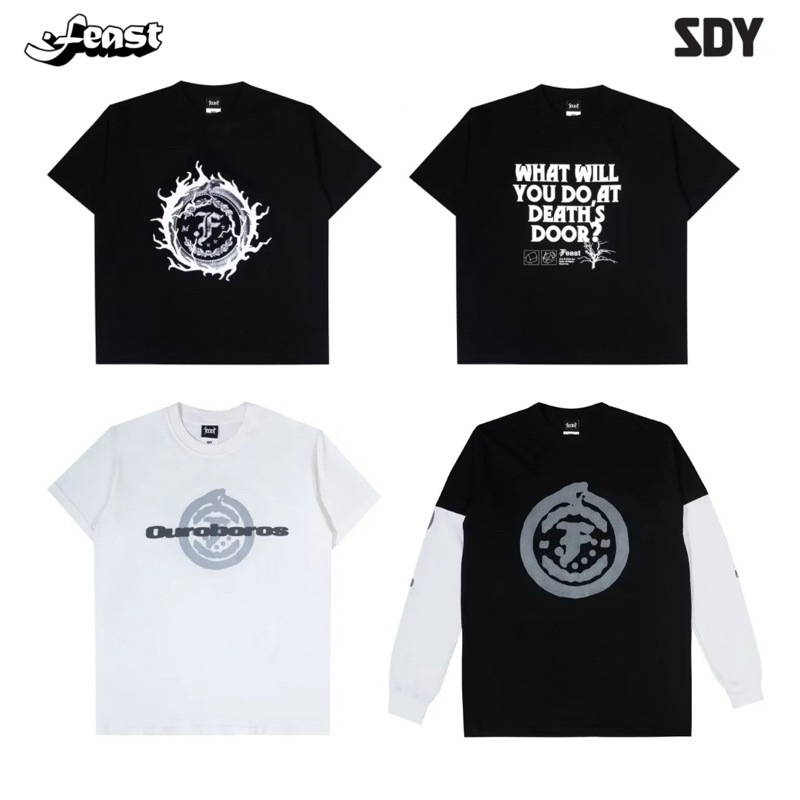 [FEAST MURAH & ORIGINAL 100%]- Ouroboros Chrome Tshirt