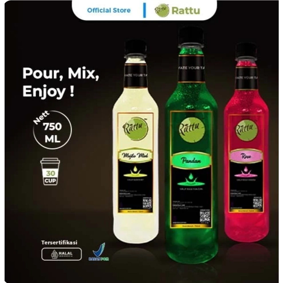 

SIRUP GREEN PEPPERMINT RATTUBEVERAGE 750 ML