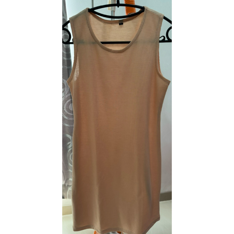 dress wanita yukensi oranges muda