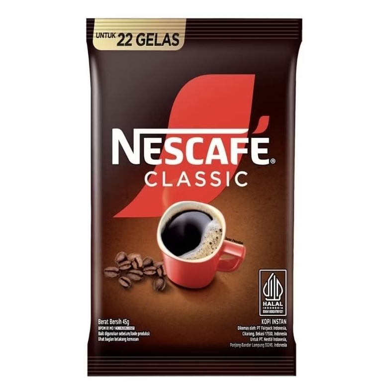 

Nescafe Kopi Klasik Bubuk Bag 45 g