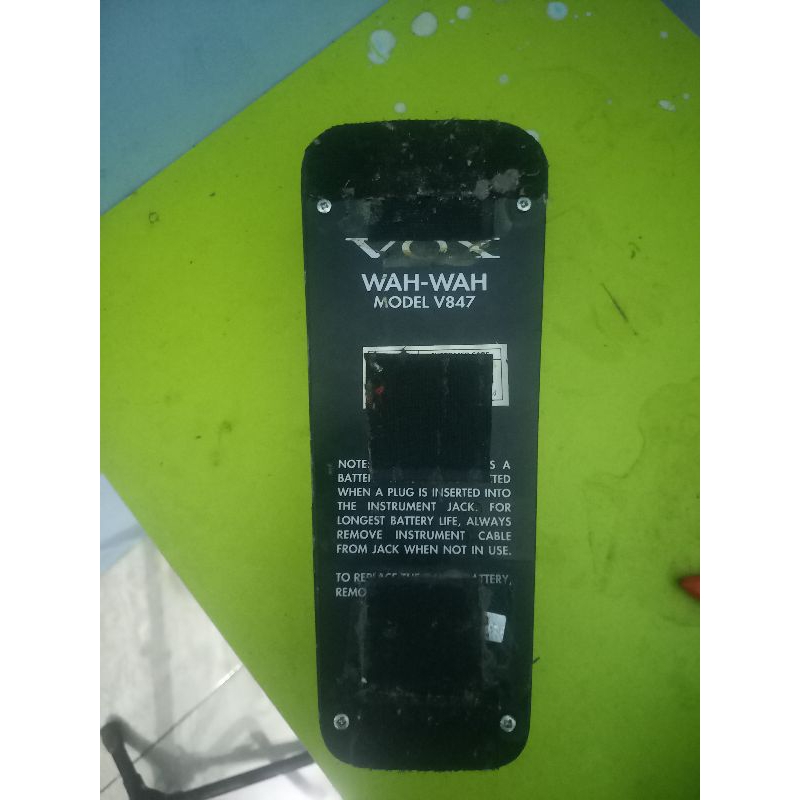 pedal wah Vox v847