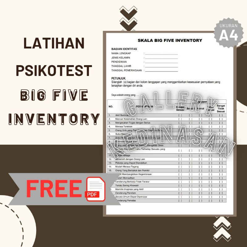 BIG FIVE INVENTORY TEST PRINTING & SOFTWARE