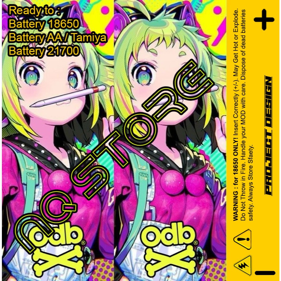 

Stiker Warp Pelindung Battery 18650 Girl KAWAI 2