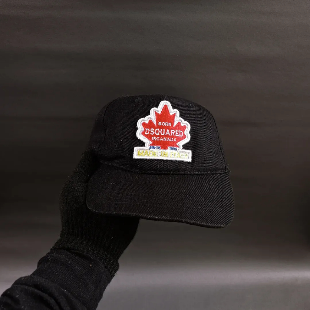 Topi Cap Unisex Pria Wanita DSQUARED Hitam