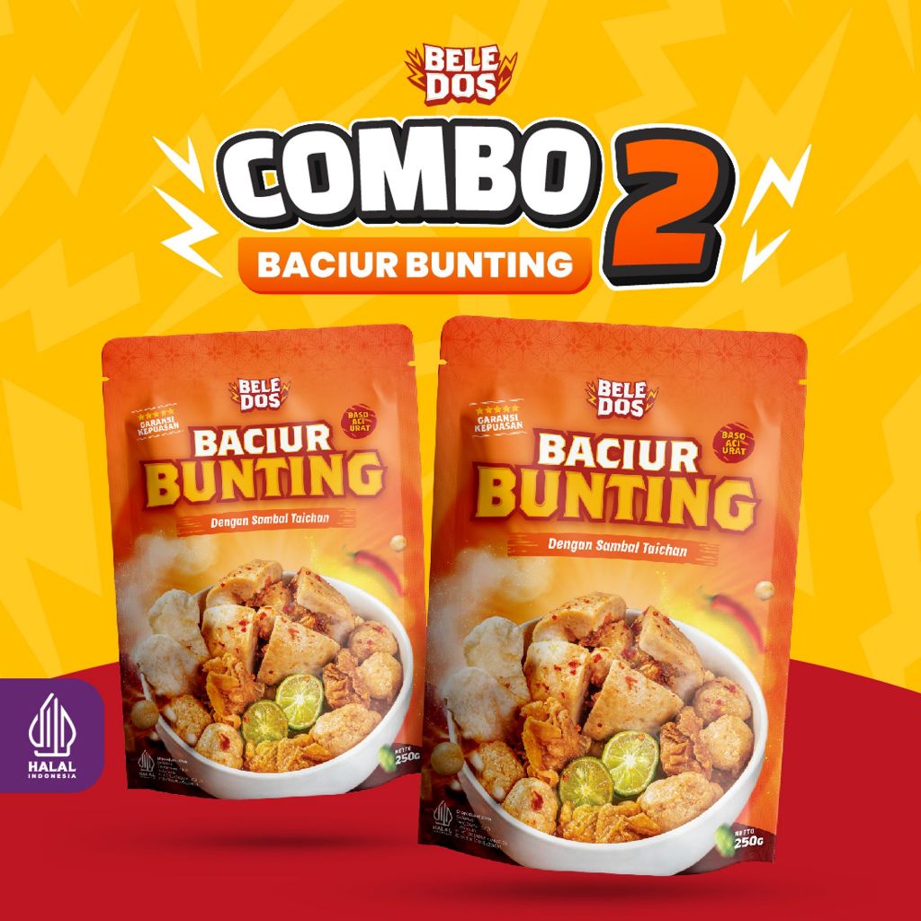 

Beledos Paket 2 Bunting Beranak (dapat 2 pcs Baciur Bunting Beranak)