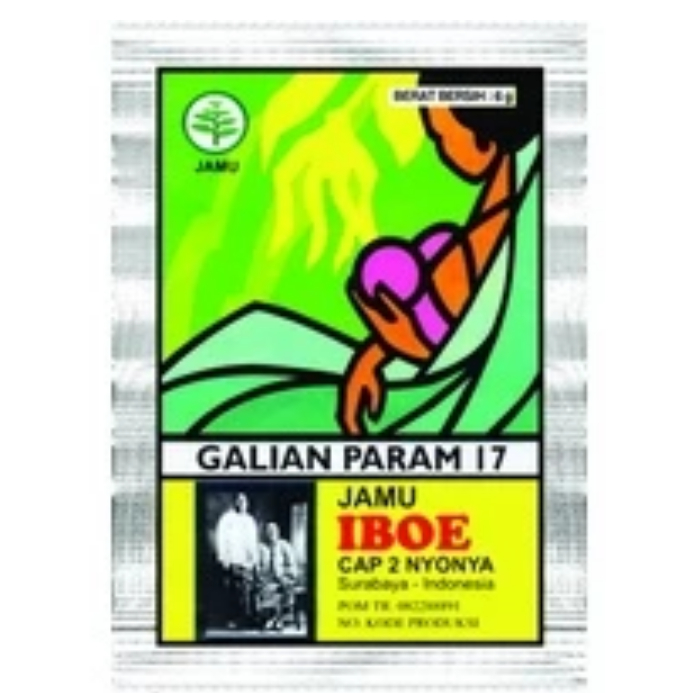 

Jamu Serbuk Seduhan Galian Param cap iboe