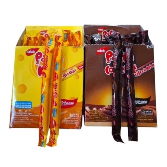 

Nabati Pasta Richeese Richoco Pasta Keju & Coklat 30pcs × 6g
