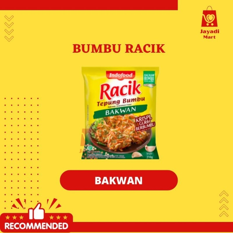 

RACIK TEPUNG BUMBU BAKWAN 210GR
