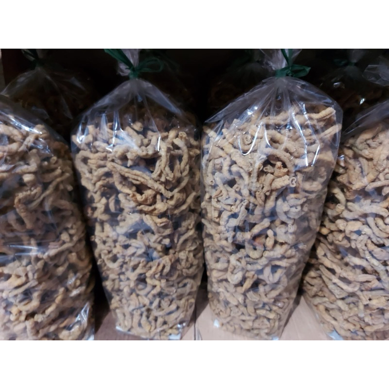 

Makanan Ringan Keripik Usus Original Gurih dan Renyah