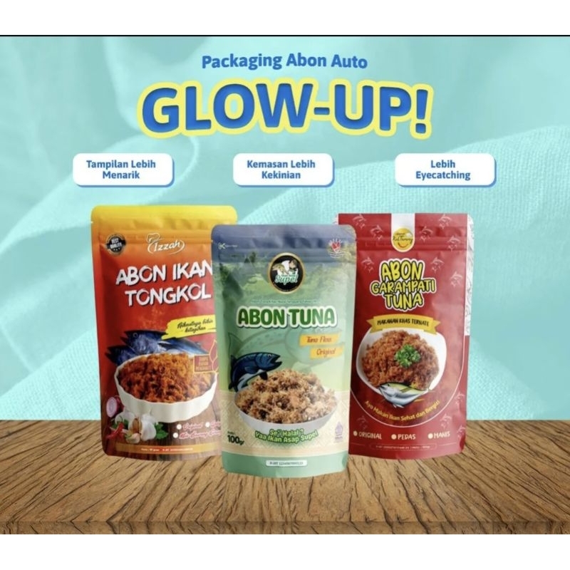 Cetak kemasan standing pouch ziplock full printing