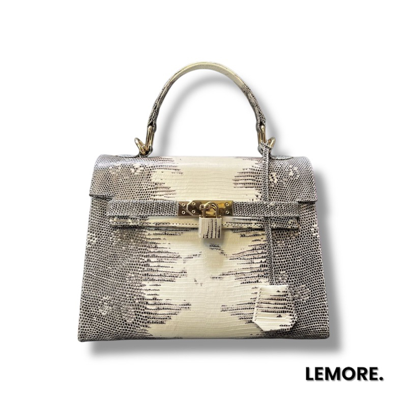 LEMORE - JUPITER BAG / lizard leather bag - tas kulit biawak asli wanita