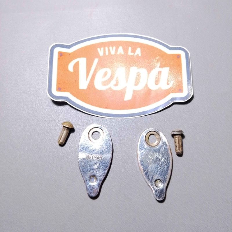 Daun Kunci Stang Neiman set Paku Original Vespa Super Sprint S Veloce Bagol GL PTS Special