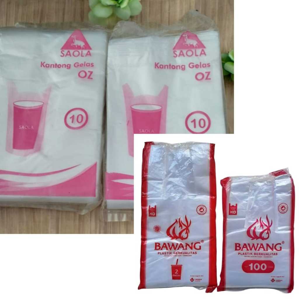 Kantong Plastik Kresek HD 1 Gelas & 2 Gelas Bawang / HD Kantong 1 Cup & 2 Cup / Kantong Plastik Juic