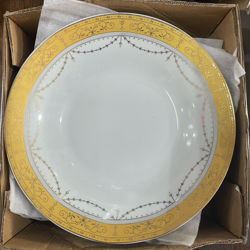 Vicenza B179 Piring Makan 9” 6 Pcs Motif Padi / Lily