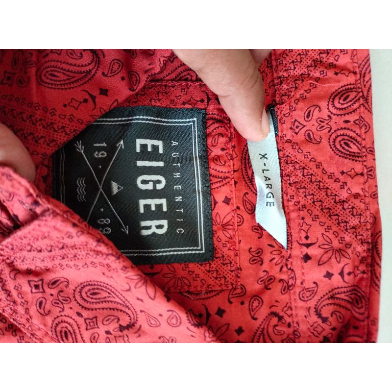 baju hem Eiger XL original