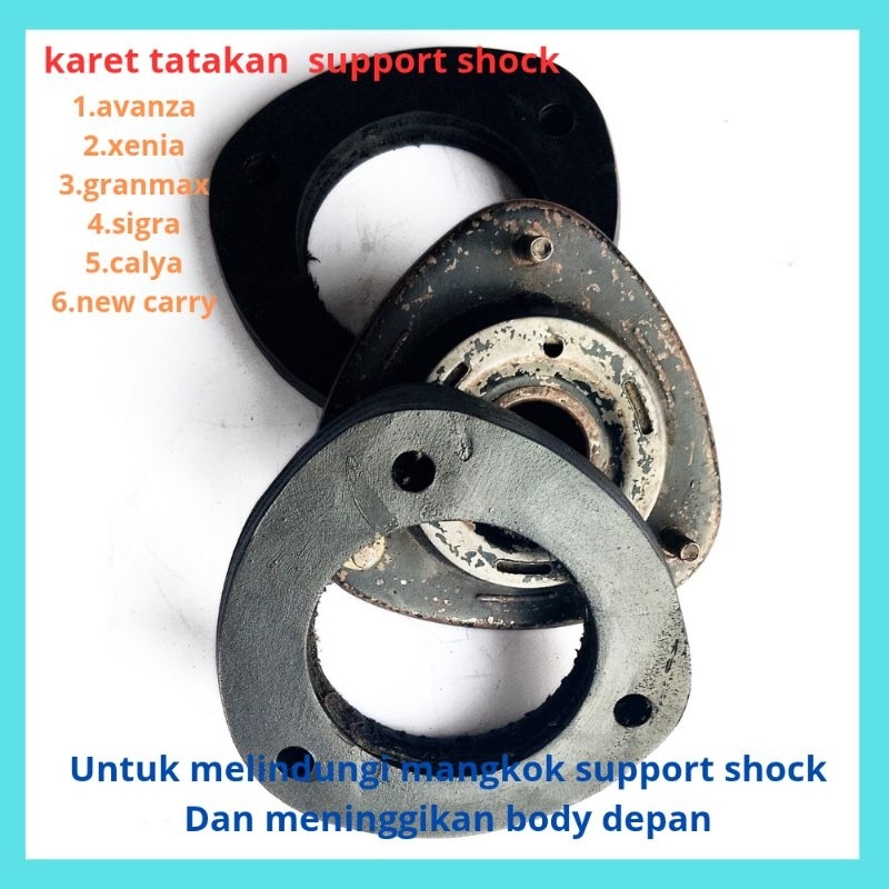 karet tatakan support shock depan Avanza,Xenia, grandmax,Sigra,calya,new carry.harga per 2pcs