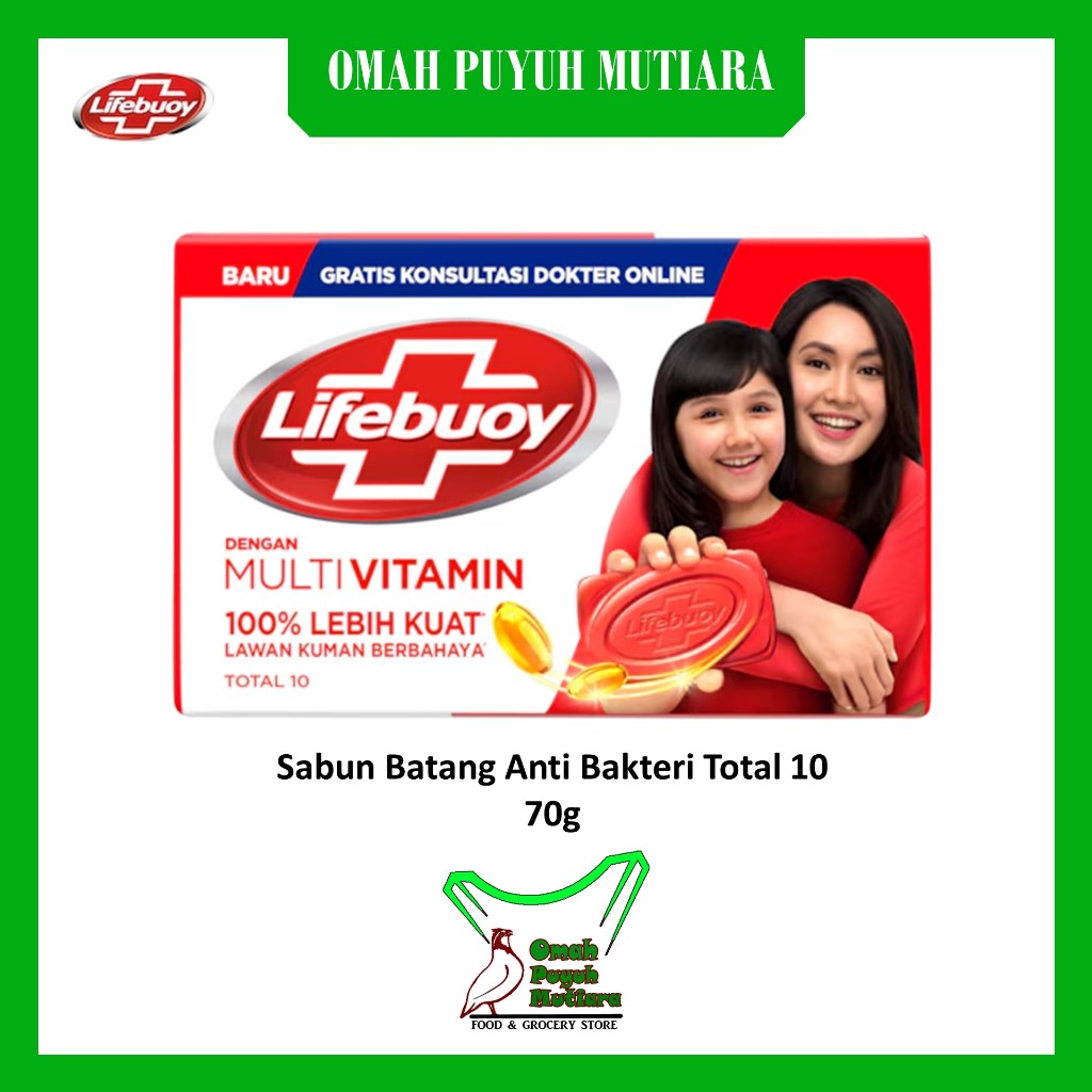 Lifebuoy Sabun Batang 70gr(merah) / Sabun Lifebuoy