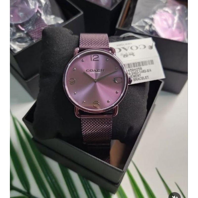 jam tangan wanita purple CoachOriginal