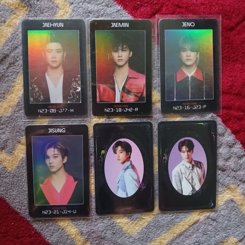 

acces card yearbook ac yb jeno jaemin jaehyun jisug