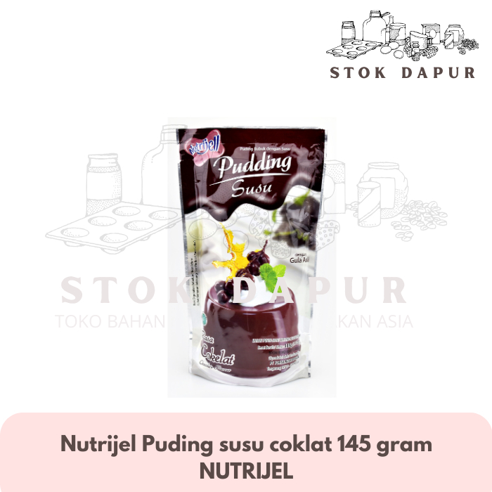

Nutrijel Pudding Susu Coklat 145 gram