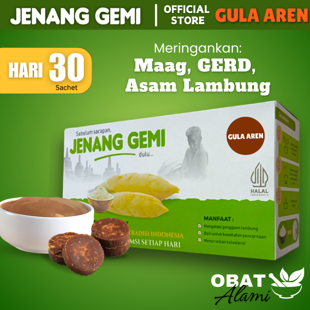 

Jenang Gemi PROMO MURAH untuk Asam Lambung Maag dan Gerd Rasa Gula Aren
