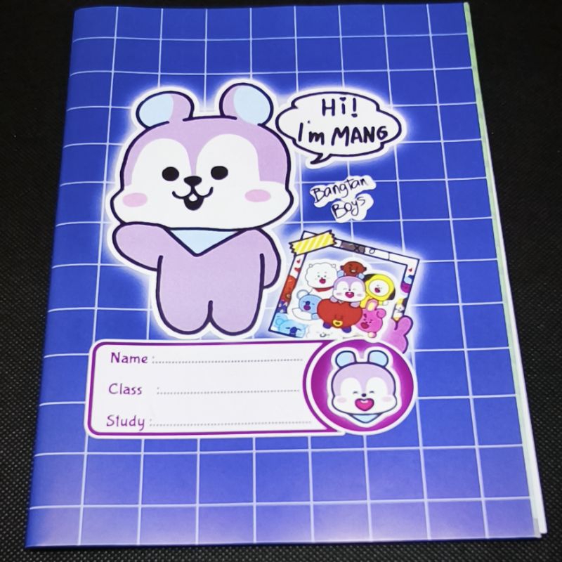 

(Isi 20 lembar) Sampul Buku Anak anak Lucu dan Imut karakter MAnG ukuran Kwarto.