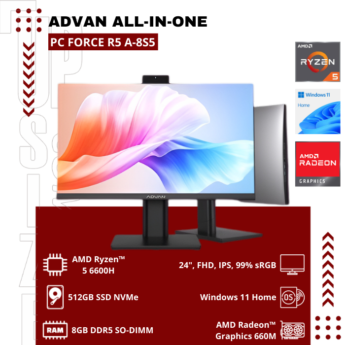 Advan All-in-One PC Force R5 A-8S5