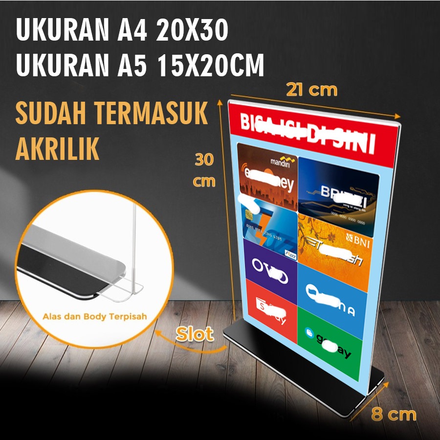 

AKRILIK MEJA IKLAN BRILINK HIASAN MEJA KONTER