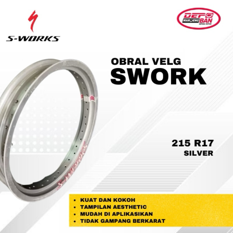OBRAL VELG Velg 215 R17 silver Swork