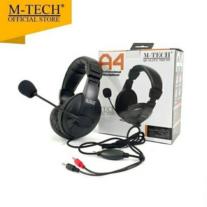 Headset Gaming M Tech A4 Jack 3.5mm Mtech