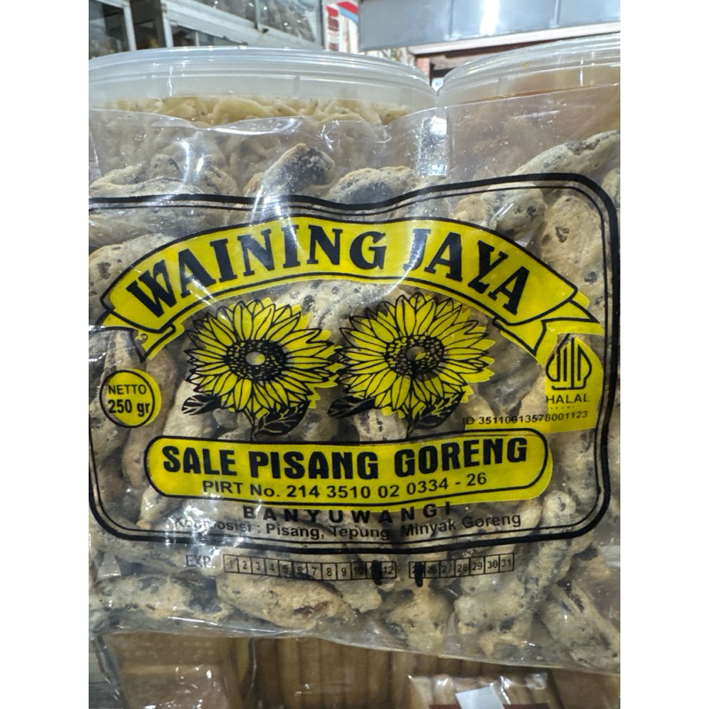 

sale pisang goreng waining jaya