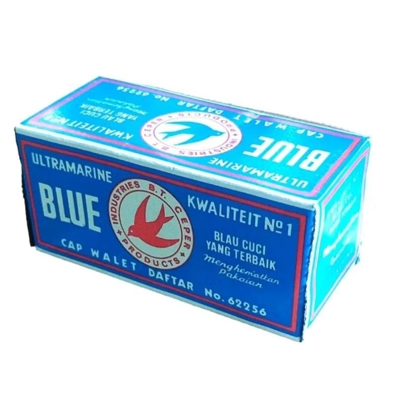 BLUE CUCI CAP BURUNG WALET BLAU gondongan