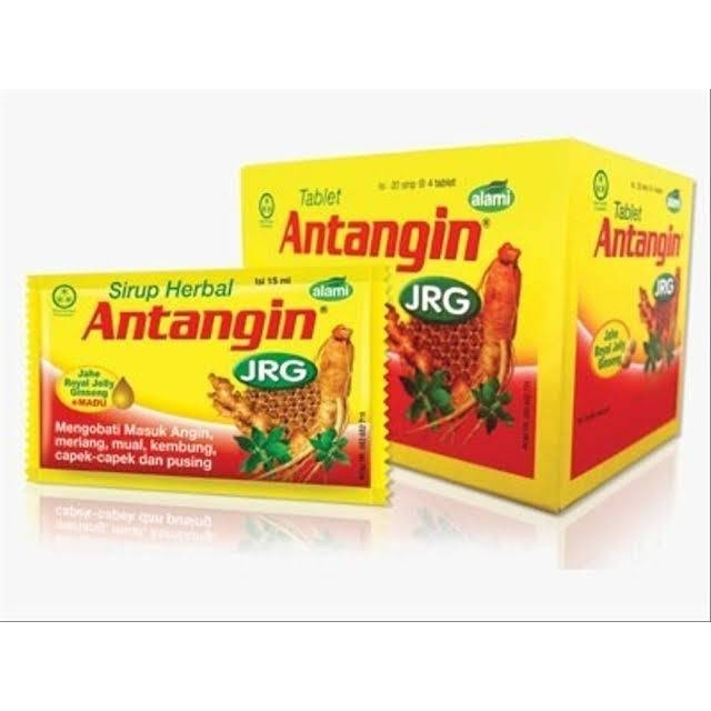 

ANTANGIN JRG (+MADU) JAHE ROYAL JELLY GINSENG 1 KOTAK. ISI 12 SACHET