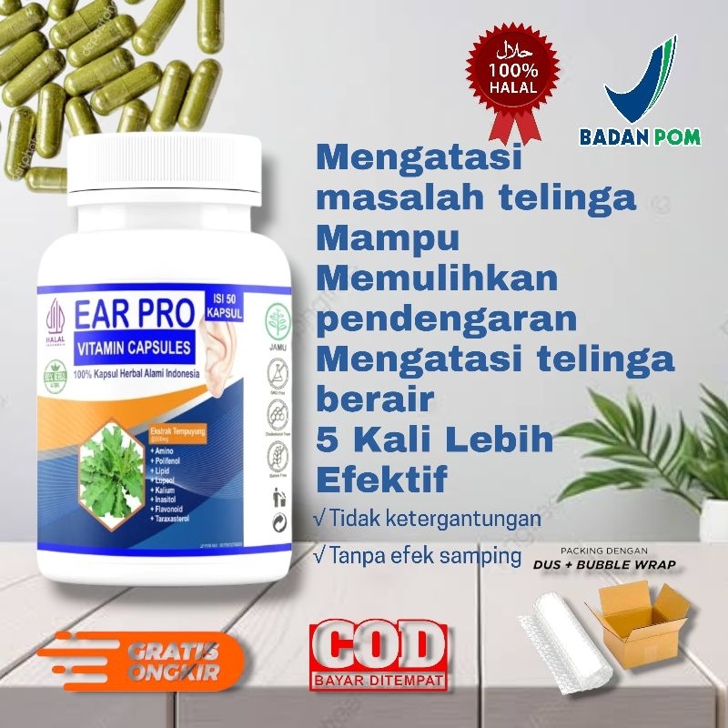 EAR PRO - Obat Gangguan Telinga, Obat Tinnitus, Telinga Berdenging, Berdengung, Mendengung Pada Teli