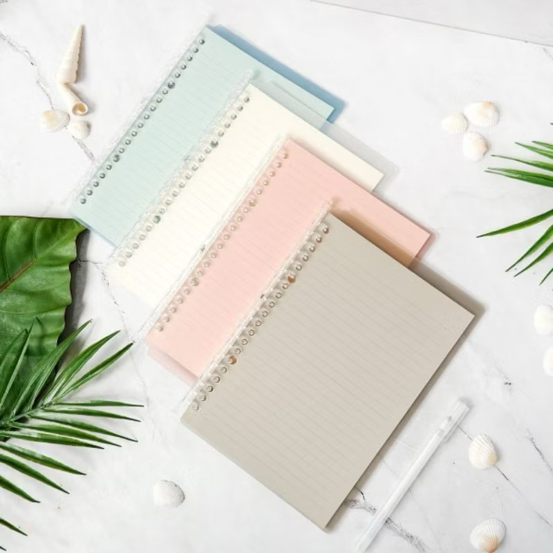 

Slim Binder Notebook A5/B5 (Bisa di Refill)