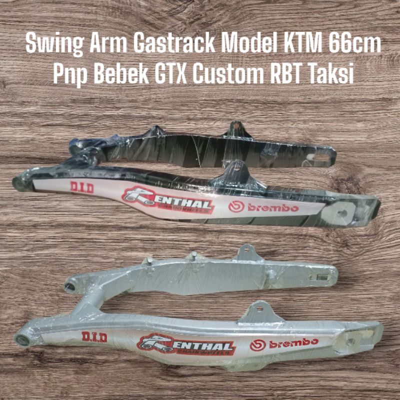 SWING ARM REPLIKA KTM 66cm PNP BEBEK GTX - BEBEK TRAIL - BEBEK CUSTOM All BEBEK