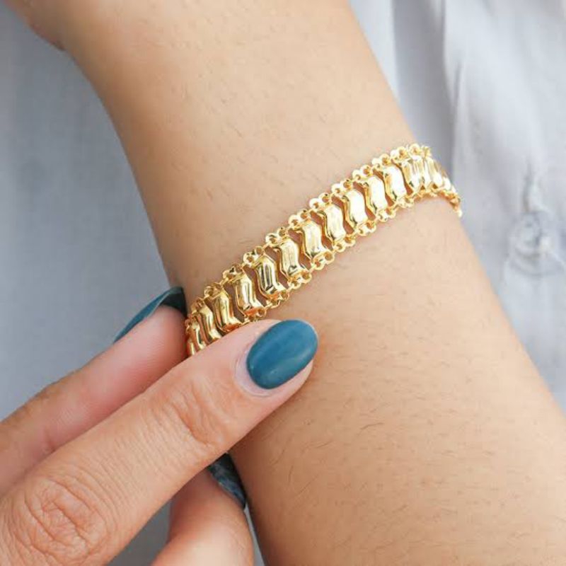 perhiasan gelang emas 24k