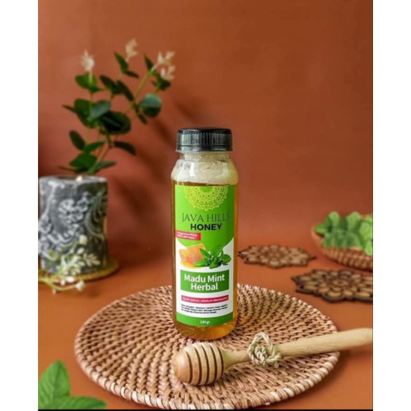 Java hills honey, madu herbal mint