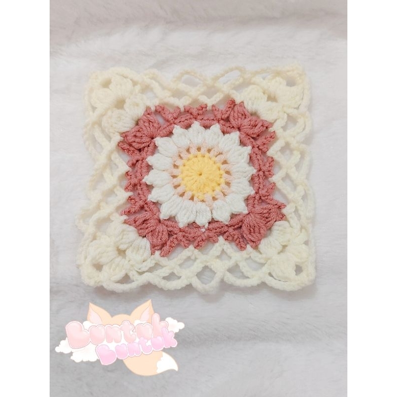 [BUNTUK] Granny Square Summer Daisy Crochet / Rajut Granny Square
