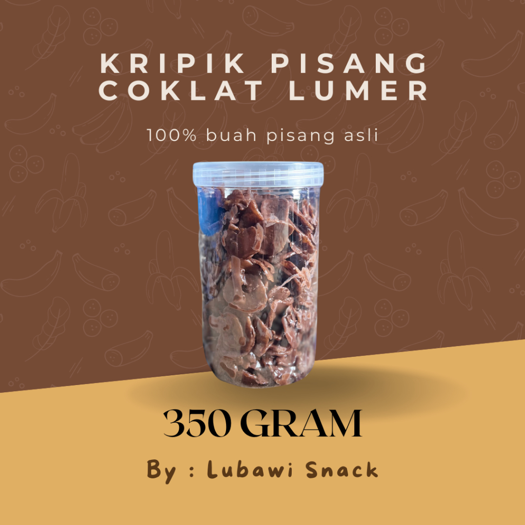 

Keripik Pisang Lumer Rasa Tiramisu 350 gr | Keripik Makanan