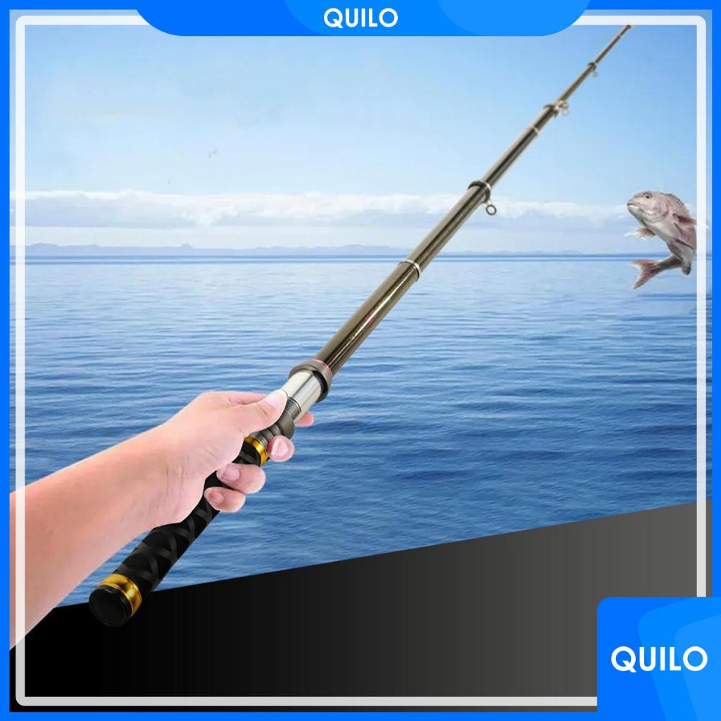 JORAN PANCING TANGKAI SPINNING TELESKOPIK GAGANG ERGONOMIS PORTABLE