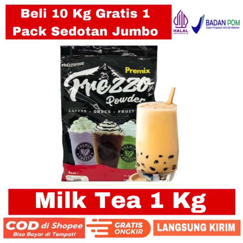 

Frezzo Bubuk Minuman Rasa Milk Tea 1 Kg