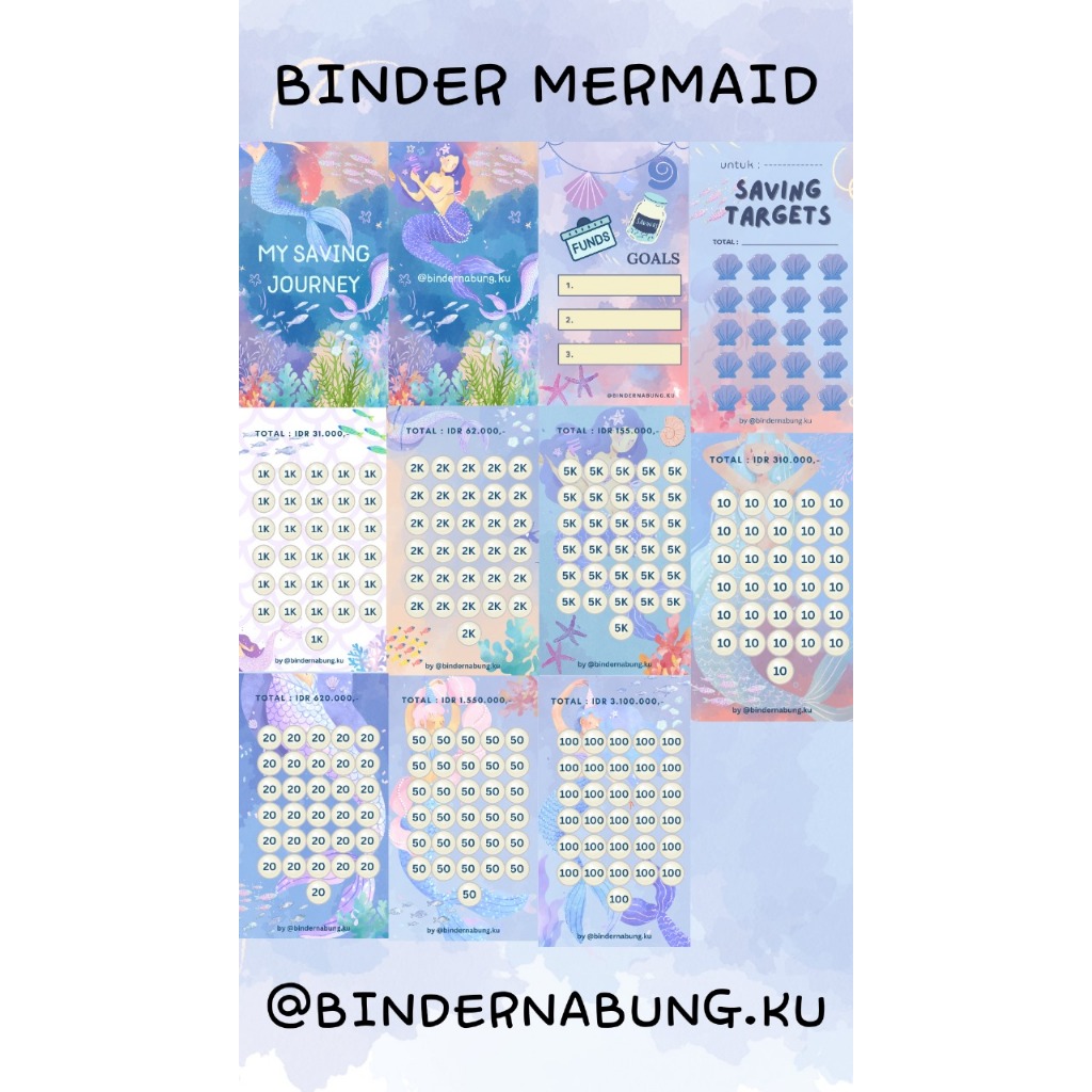 BINDERNABUNG / BINDER NABUNG ANAK / BINDER A6 LUCU / BINDER AESTETHIC / BINDER ESTETIK