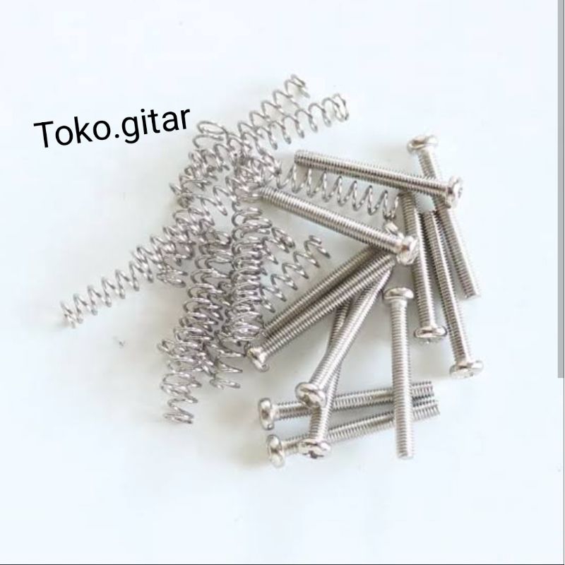 SCREW PICKUP GITAR ELEKTRIK HUMBUCKER BAUT PICKUP GITAR