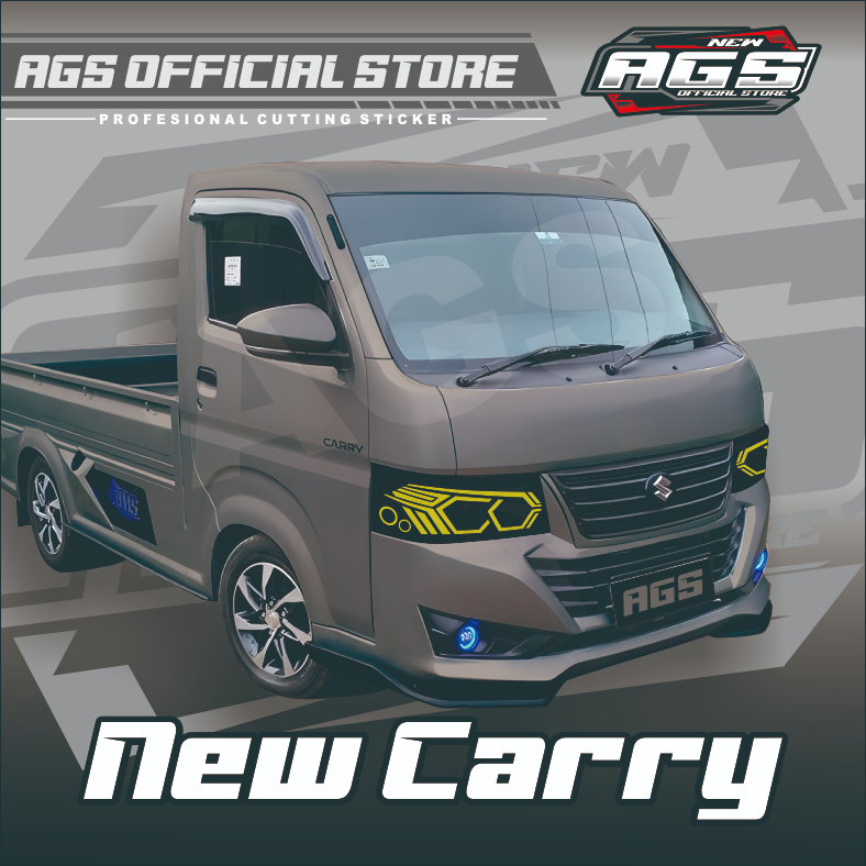 New [005] Sticker Cutting Lampu Depan Carry New / Sticker Carry Tayo / Headlamp Carry Tayo / Sticker