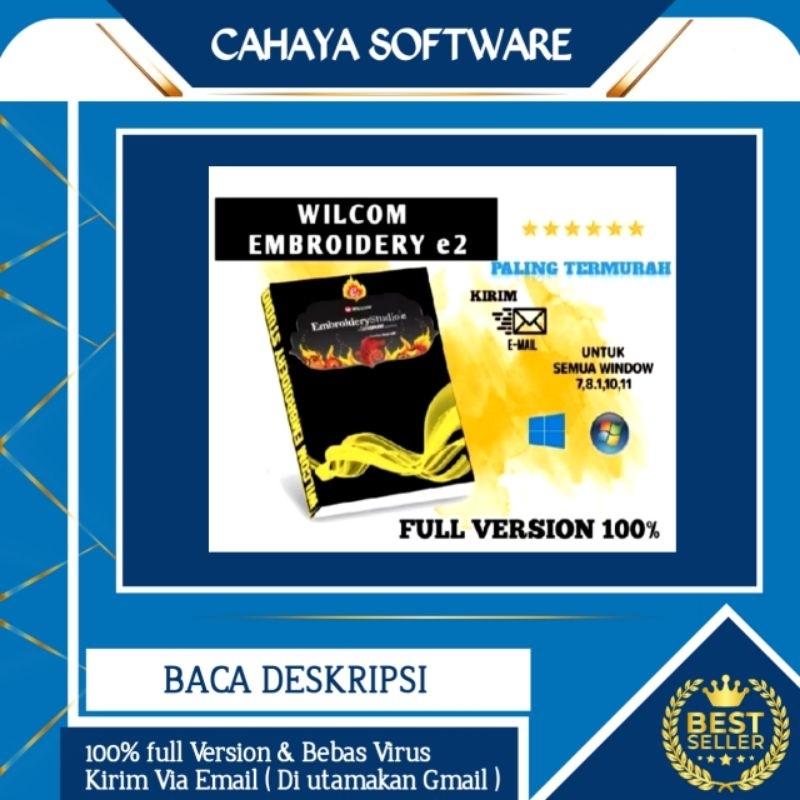 Terbaru Wilcom Embroidery Studio e2.0 SP3 || Master Full Version || Bonus