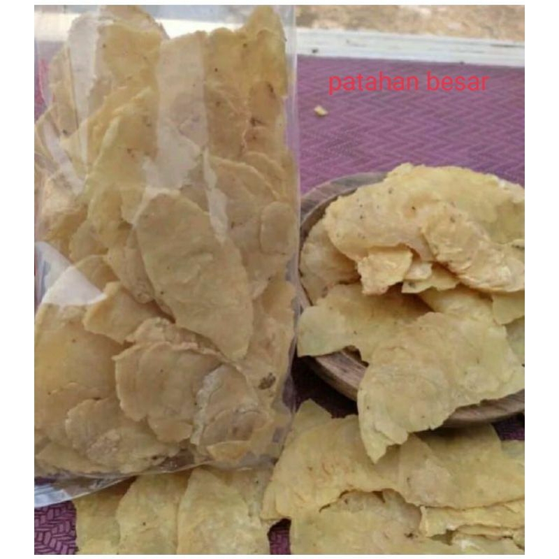 

emping melinjo tutup patahan 500 gram, rasa manis