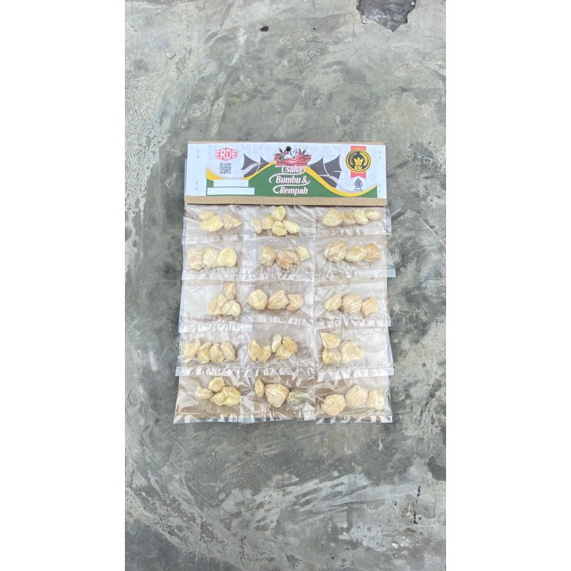 

usaha rempah asli minangkabau kemiri isi 15pcs/ pack